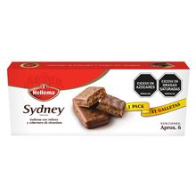 Galletas HELLEMA con relleno y cobertura de chocolate x200 g