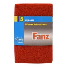 Fibra FANZ abrasiva suave x5 unds