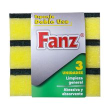 Esponja FANZ doble uso x3 unds