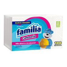 Servilletas FAMILIA cafetería x100 unds
