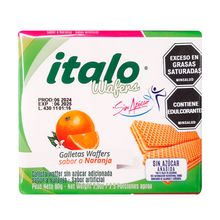 Galletas wafer ITALO naranja sin azúcar x80 g
