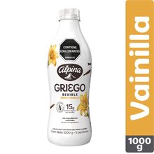Yogurt griego bebible ALPINA vainilla x1000 g