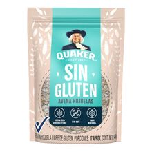 Avena QUAKER en hojuelas sin gluten x400 g