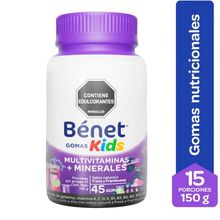 Gomas benet NUTRESA kids multivitamínico x150 g