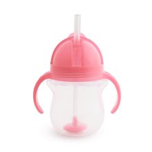 Vaso Antiderrame 7Oz Con Pesa y Pitillo Flexible RosaP - Munchkin