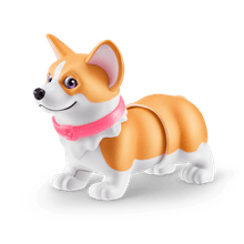 Cachorro Mascota Corgi con Mecanismo S1 Mini - Cafe, Blanco - Pets Alive
