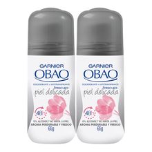 Desodorante OBAO piel delicada 2 unds x65 g c/u