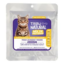 Alimento húmedo para gato TRIBU natural mix de proteínas x200 g