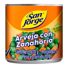 Arveja/zanahoria SAN JORGE x110 g