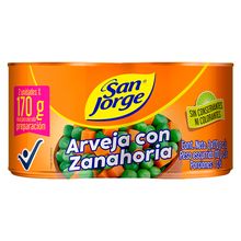 Arveja/zanahoria SAN JORGE 2 unds x110 g c/u