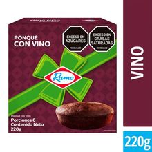 Ponqué RAMO vino x220 g