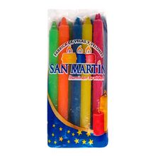 Vela SAN MARTIN lisa 15 cm x10 unds