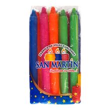 Vela SAN MARTIN troquelada corte x10 unds