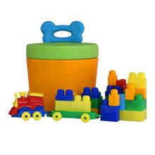 Butaco+Bloques BOY TOYS niño x68 piezas