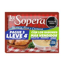 Sopa LA SOPERA pague 3 lleve 4 x42,5 g c/u