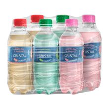 Agua CRISTAL sabores surtidos 6 unds x300 ml c/u