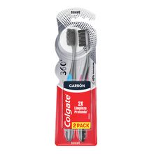 Cepillo dental COLGATE 360 black x2 unds