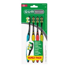 Cepillo dental GUM  multi-clean x4 unds