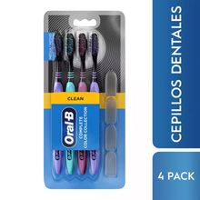Cepillo dental ORAL B black complete x4 unds