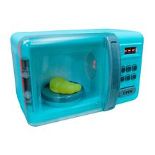 Microondas de Juguete con Alimentos para Jugar, Requiere de 3 pilas AA, esta Hecho en Plastico 3251