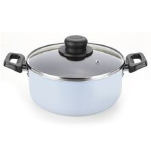 Olla Con Tapa Blue 24 Cm Azul Celeste