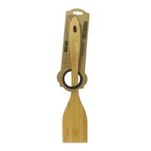 Espátula GOLDEN BAMBOO plana con mango cóncavo 33 cm