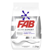 Detergente FAB ultra blanco x2000 g