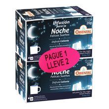 Infusión ORIENTAL noche pague 1 lleve 2 x20 sobres