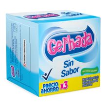 Gelatina GEL'HADA sin sabor 3 unds x30 g c/u