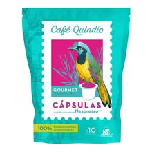 Café QUINDÍO gourmet 10 cápsulas x55 g