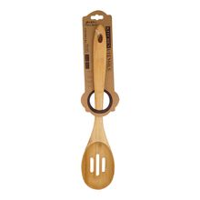 Cucharón GOLDEN BAMBOO 3 ranuras con mango cóncavo 33 cm
