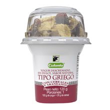 Yogurt griego COLANTA con cereales y arándanos x120 g