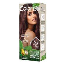 Tinte COLORISS castaño claro caoba N.° 5.5