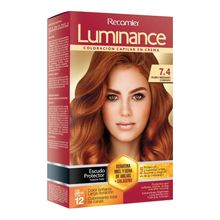 Tinte LUMINANCE rubio mediano cobrizo precio especial 2 tubos N.° 7.4