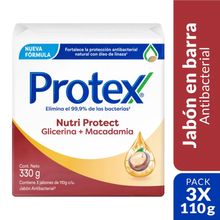 Jabón PROTEX macadamia 3 unds x110 g c/u