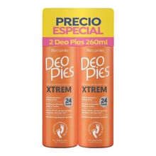 Desodorante DEO PIES xtreme 2 unds x260 ml c/u