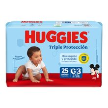 Pañal HUGGIES triple protección G x25 unds
