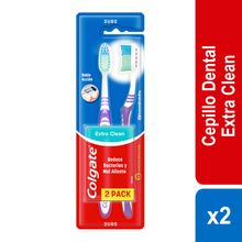 Cepillo dental COLGATE extra clean x2 unds