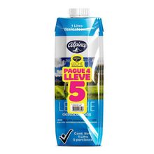 Leche ALPINA pague 4 lleve 5 x1000 ml c/u