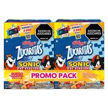 Cereal KELLOGGS zucaritas + zucaritas sonic x260 g c/u