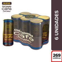 Cerveza CLUB COLOMBIA con café sin alcohol x269 ml c/u