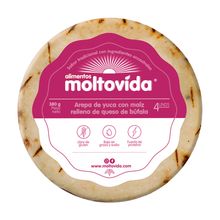 Arepa MOLTOVIDA con yuca rellena de queso de búfala x380 g