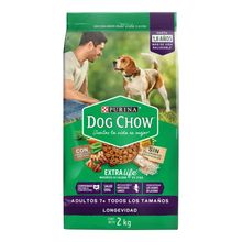 Alimento para perro DOG CHOW longevidad 7+ todos los tamaños x2000 g
