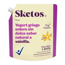 Yogurt griego SKETOS vainilla x1300 g