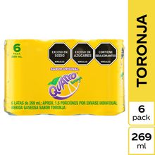 Gaseosa QUATRO toronja 6 unds x269 ml