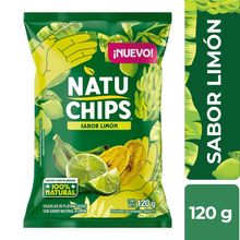 Natuchips FRITO LAY sabor limón x120 g