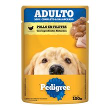 Alimento humedo para perro PEDIGREE pouch adulto pollo x100 g