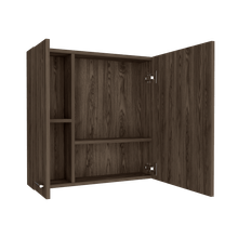 Gabinete de Baño Apolis, Wengue, con puerta espejo y dos entrepaños para ubicar múltiples objetos