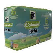 Leche COLANTA semidescremada 6 unds x900 ml c/u