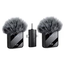 Set de micrófonos NIATEC solapa inalámbricos F50